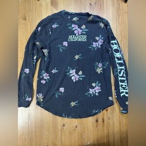 Hollister Floral Long Sleeve Shirt Mens/Womans